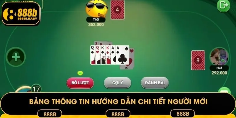 Bảng thông tin hướng dẫn chi tiết người mới