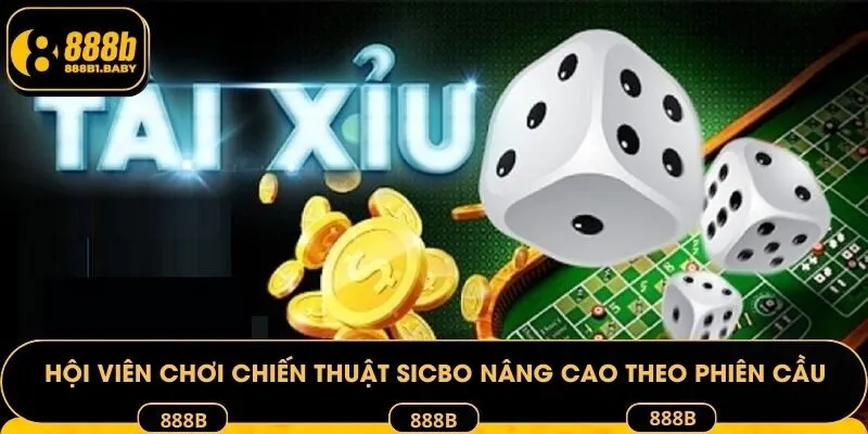Hội viên chơi chiến thuật Sicbo nâng cao theo phiên cầu